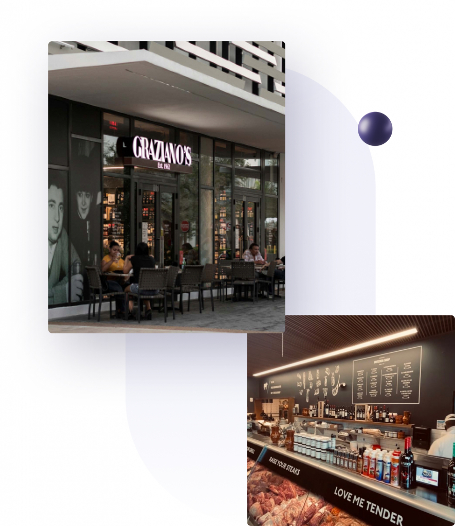 Pictures of our client Graziano's location.