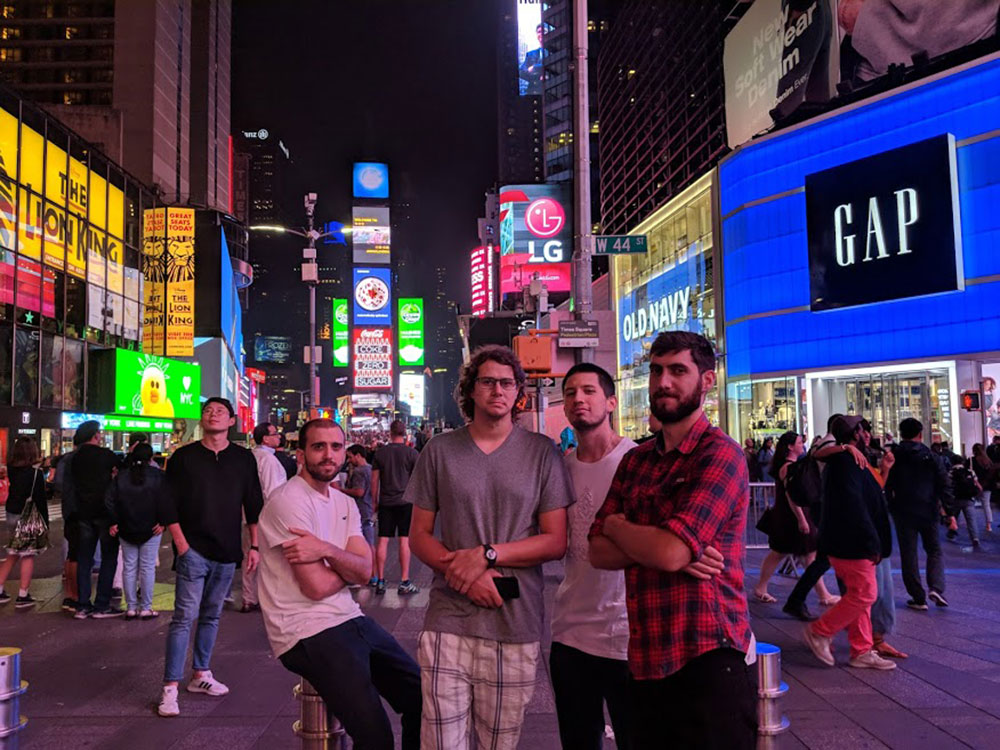 Octobot's team in New York City.